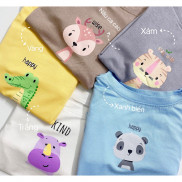 [SALE] Áo Dài Tay Cho Bé Gái, Bé Trai KIMCHI Vải Thun Lạnh Hoạ Tiết In Hình Dễ Thương, Áo Thun Thu Đông Cho Bé KWTDA2101